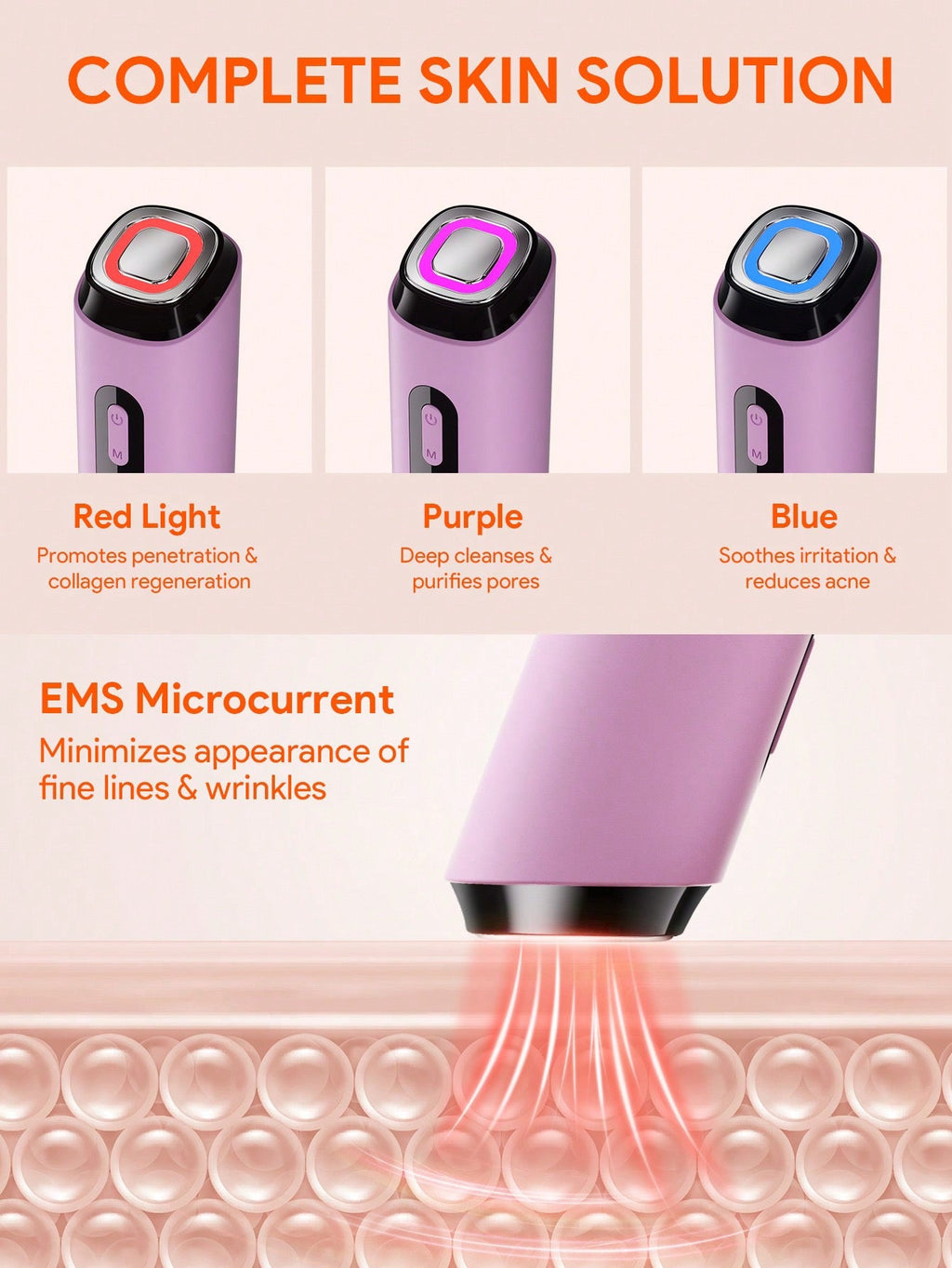 JMMO Multi-functional Skin Massager — 5 Beauty Modes + EMS