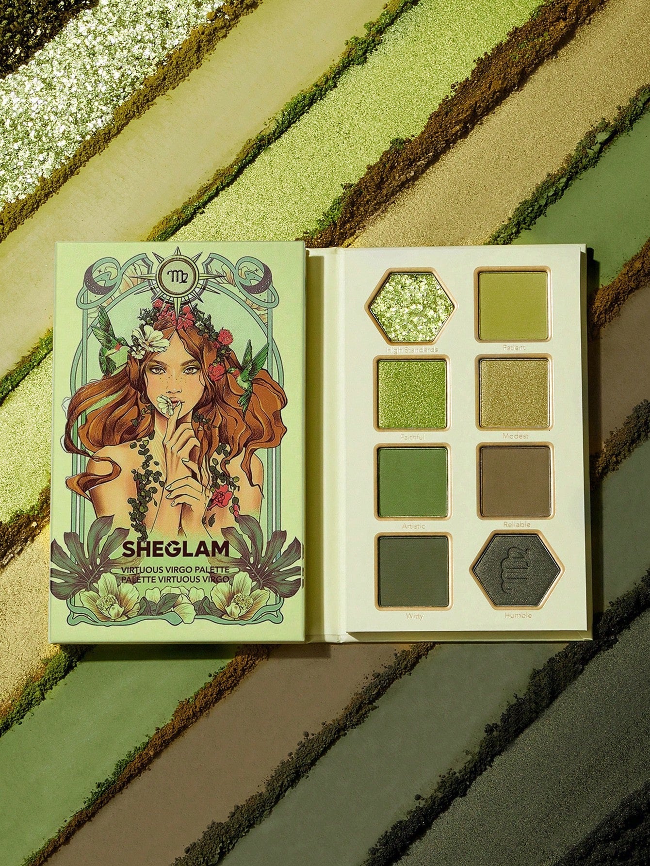 SHEGLAM Virtuous Virgo Eyeshadow Palette — 8 Shades