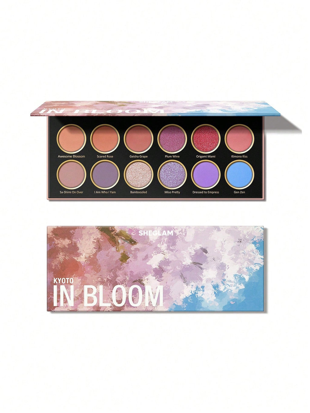 SHEGLAM Kyoto In Bloom Eyeshadow Palette — 12 Shades