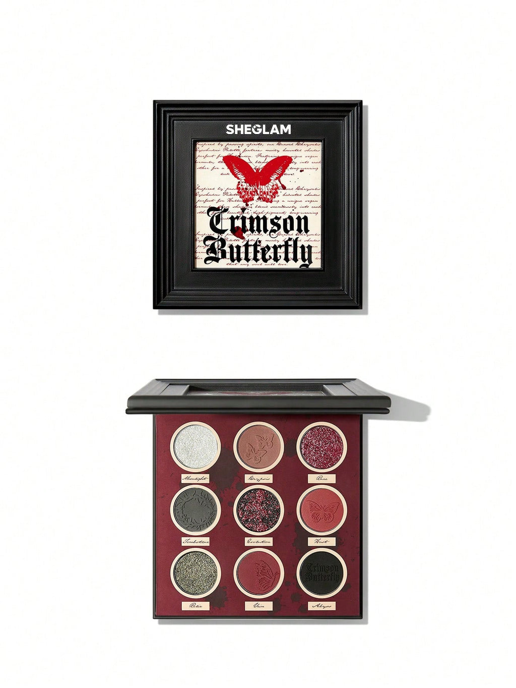 SHEGLAM Crimson Butterfly Eyeshadow Palette — 9 Shades