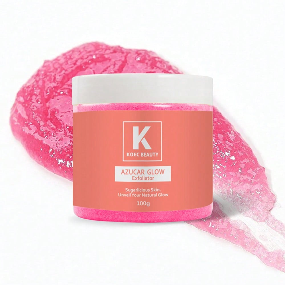 KOEC Beauty Azucar Glow Exfoliator | Sugarlicious Skin, Unveil Your Natural Glow | 100g / 3.53 oz