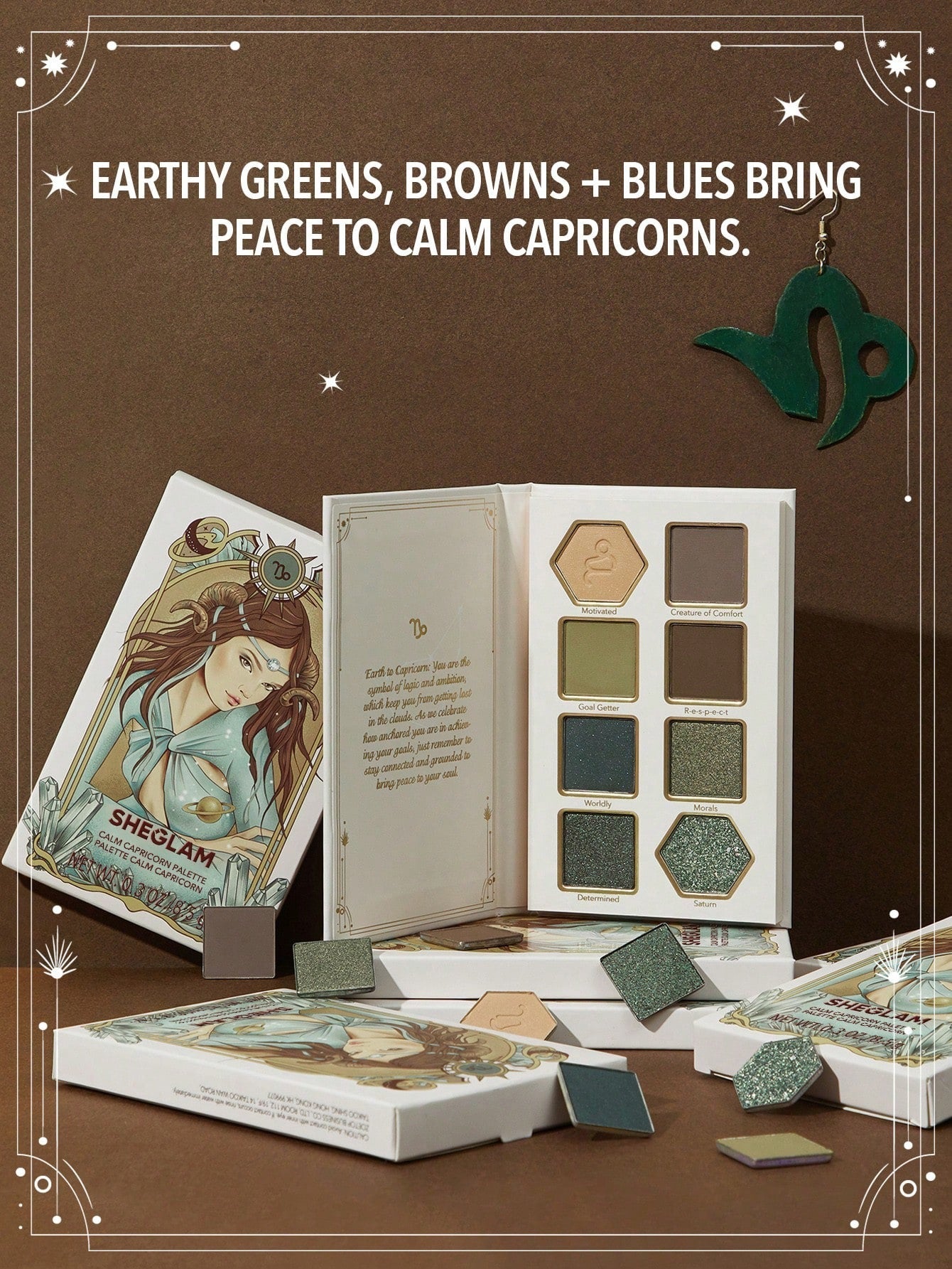 SHEGLAM Calm Capricorn Eyeshadow Palette — 8 Shades