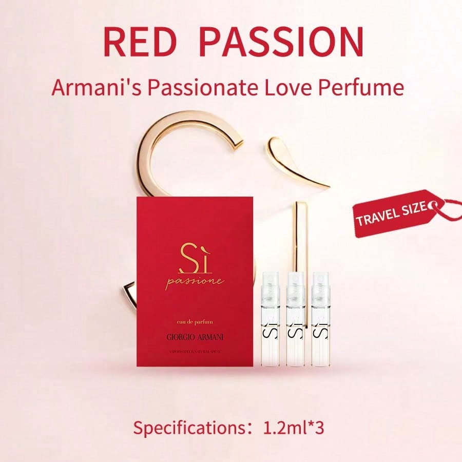 Giorgio Armani Sì Passione Eau de Parfum — Travel Size 3 x 1.2ml