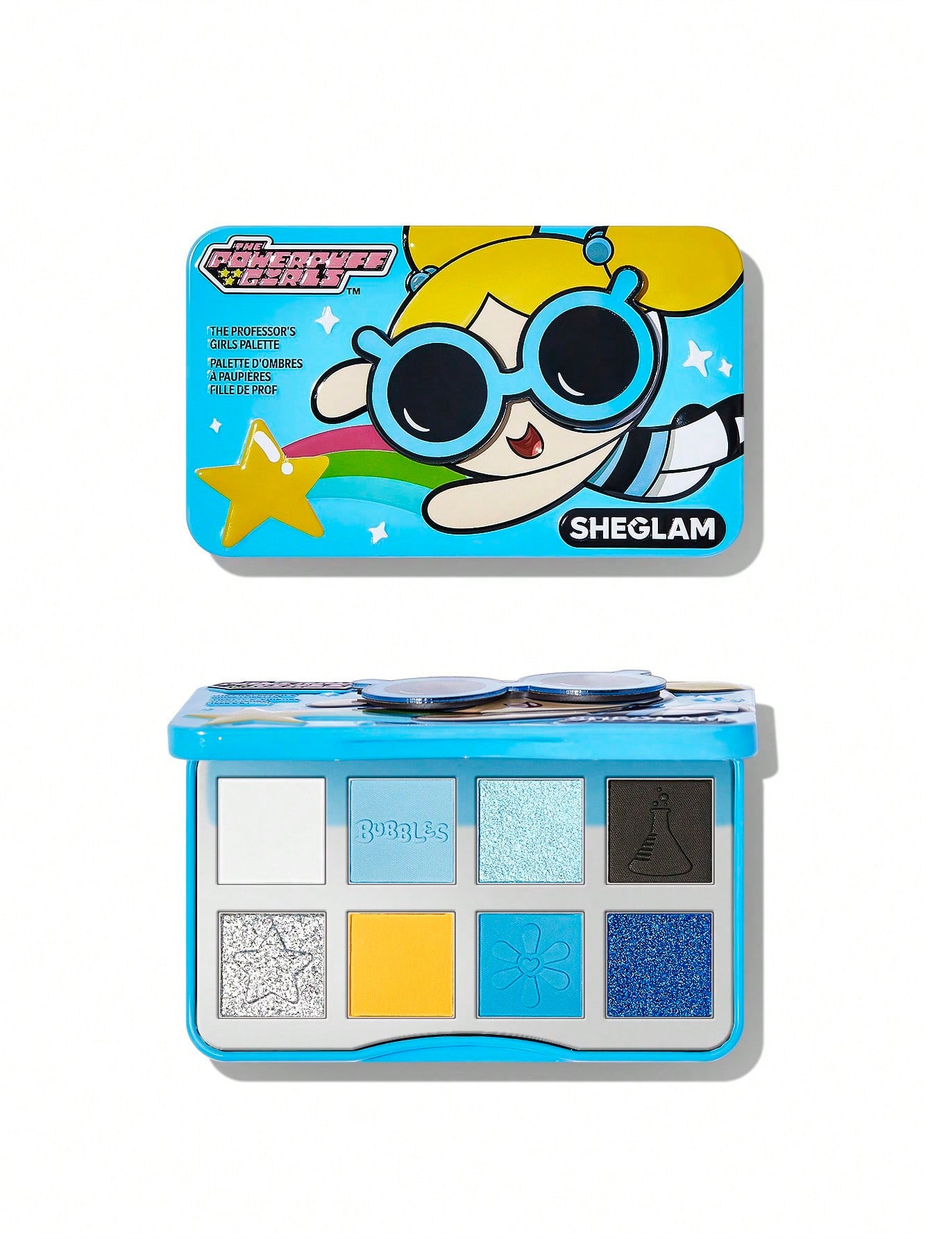 SHEGLAM x The Powerpuff Girls The Professor’s Girls’ Palette — Bubbles — 8 Shades