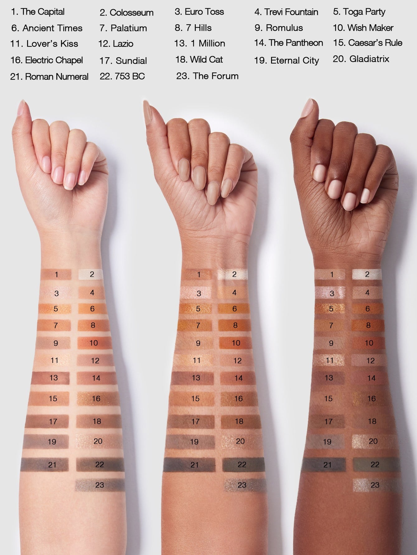 SHEGLAM When in Rome Eyeshadow Palette — 23 Shades