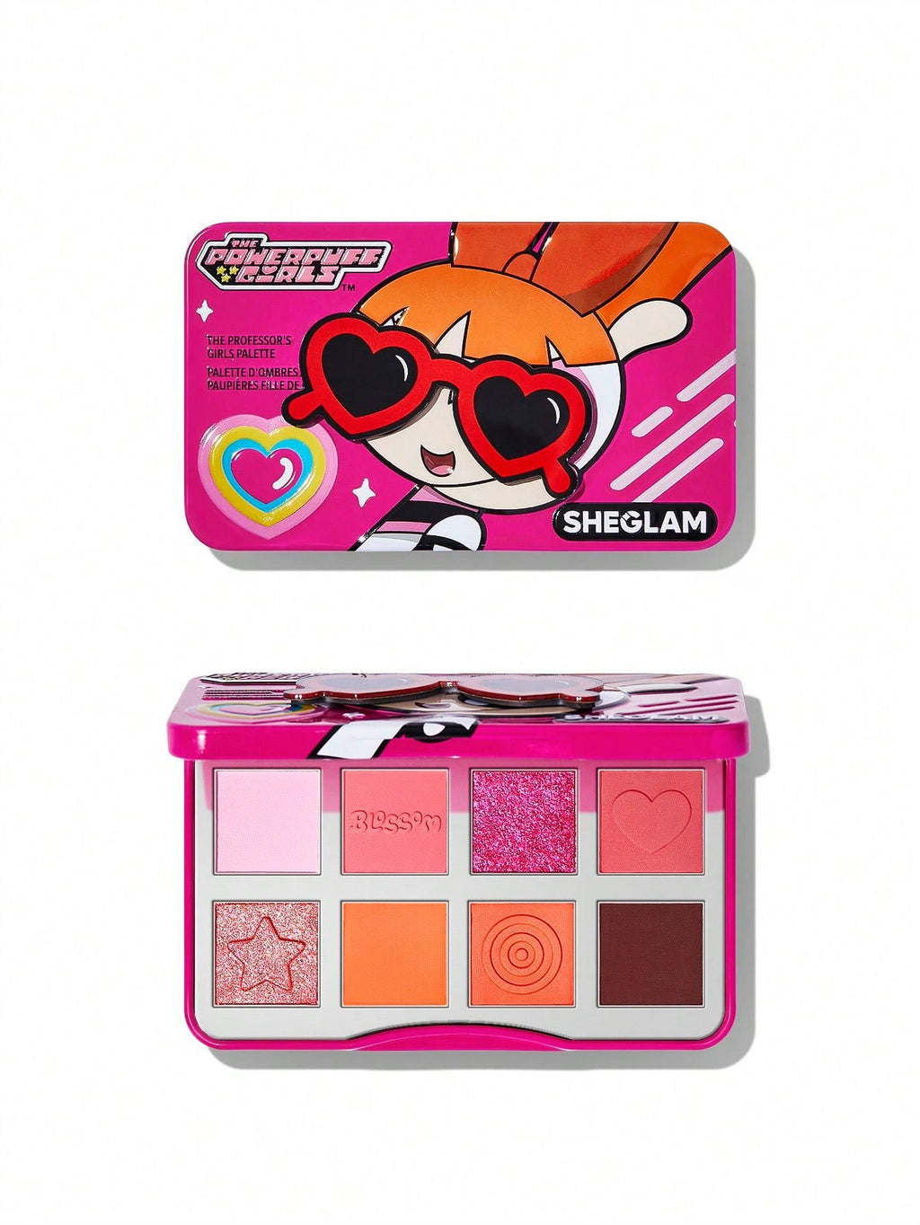 SHEGLAM x The Powerpuff Girls The Professor’s Girls’ Palette — Blossom — 8 Shades