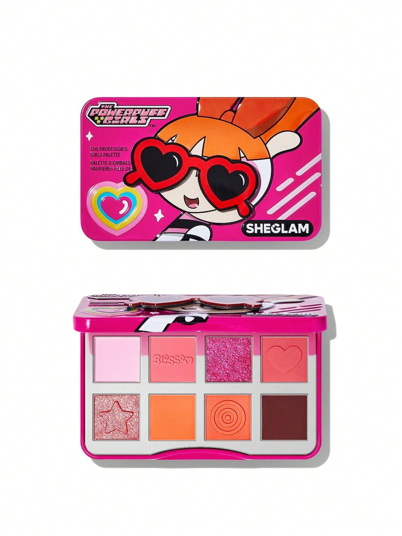 SHEGLAM x The Powerpuff Girls The Professor’s Girls’ Palette — Blossom — 8 Shades