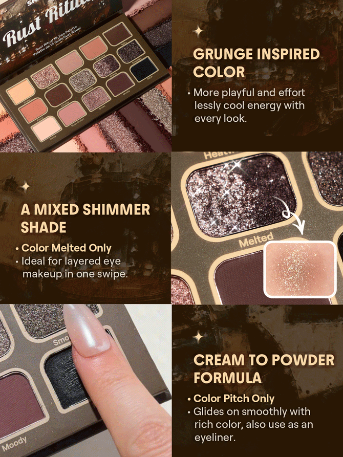 SHEGLAM Rust Ritual 15-Pan Eyeshadow Palette