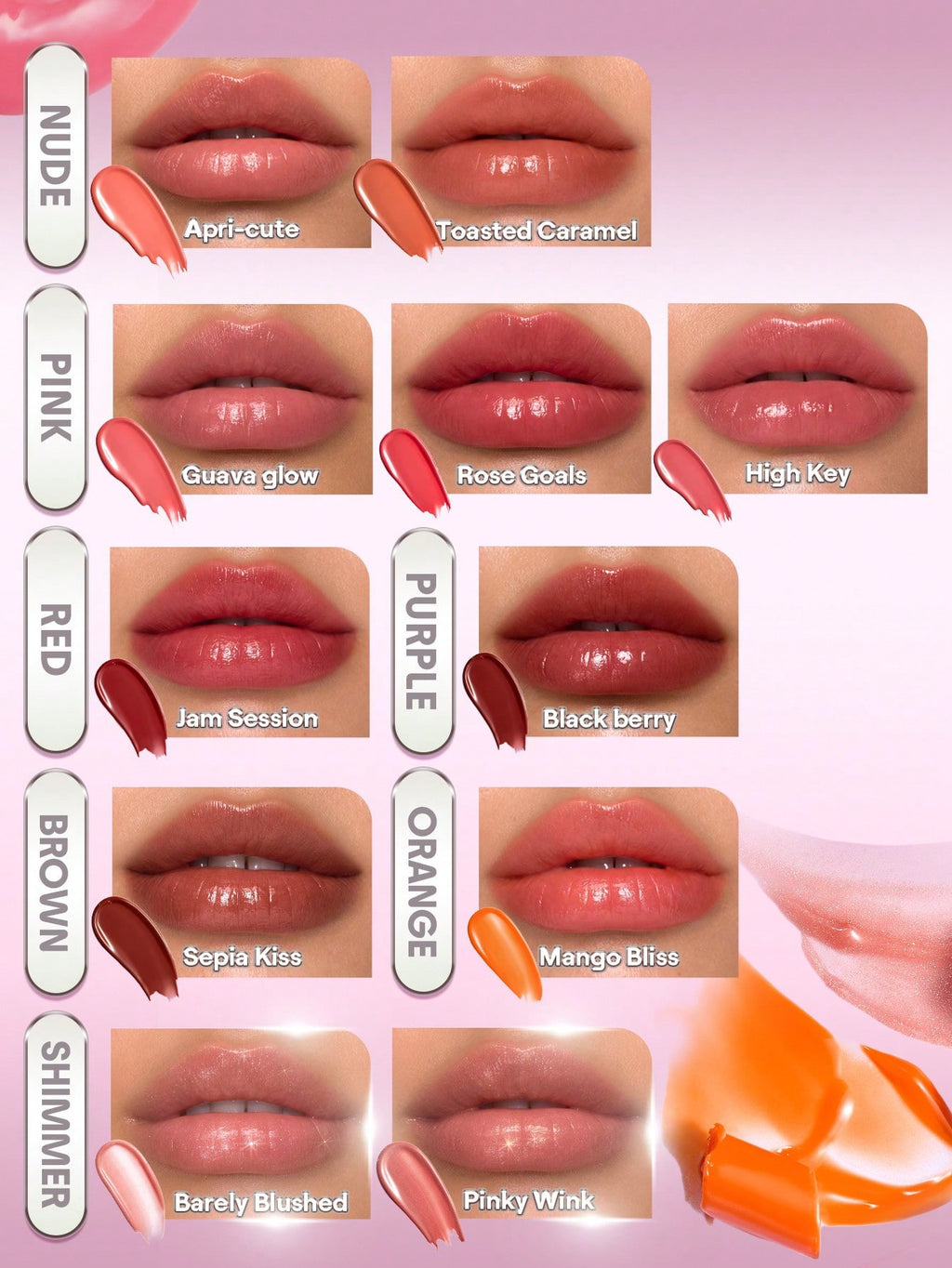 SHEGLAM Pout-Perfect Shine Lip Balm — 11 Shades
