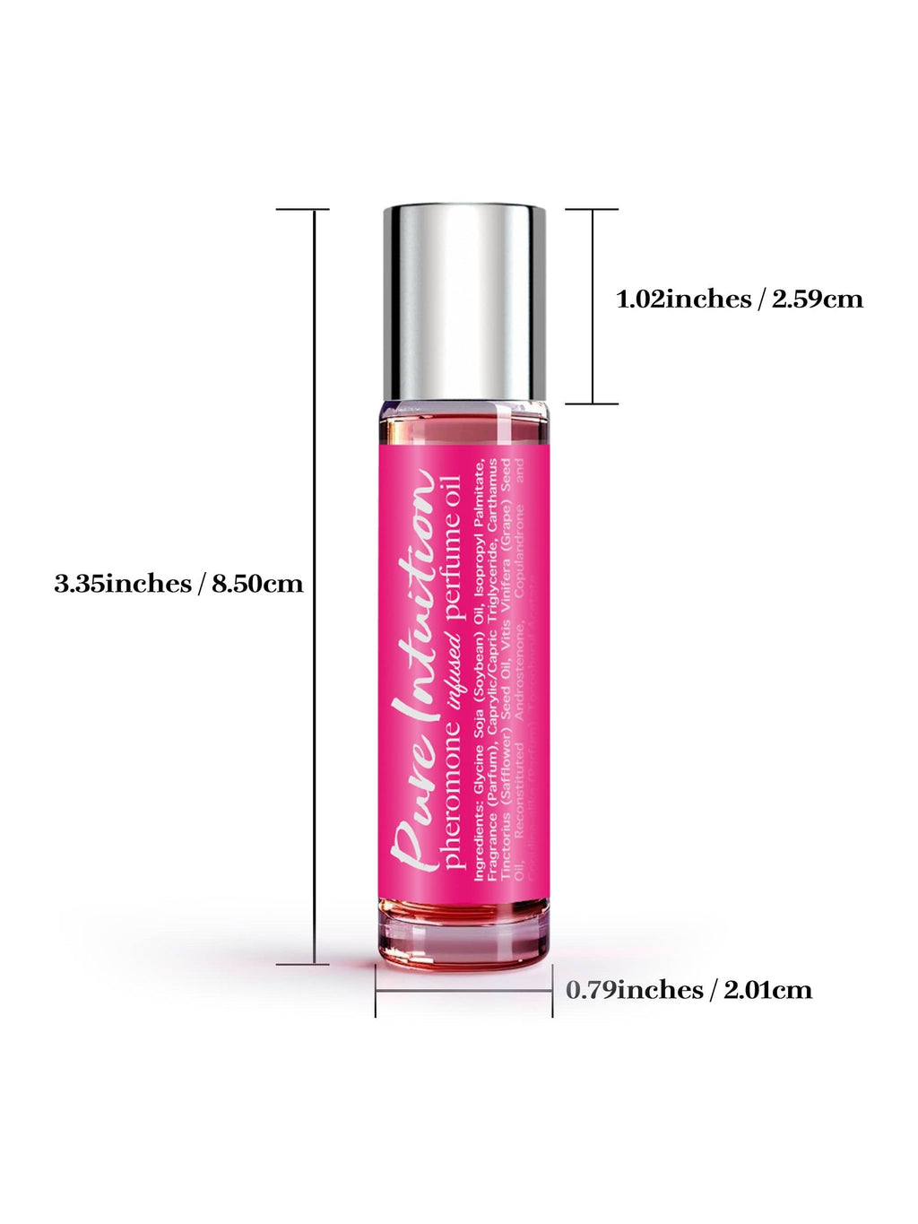 Pure Intuition Pheromone Infused Perfume Oil — Roll-on EDP For Her 10ml / 0.34 fl oz