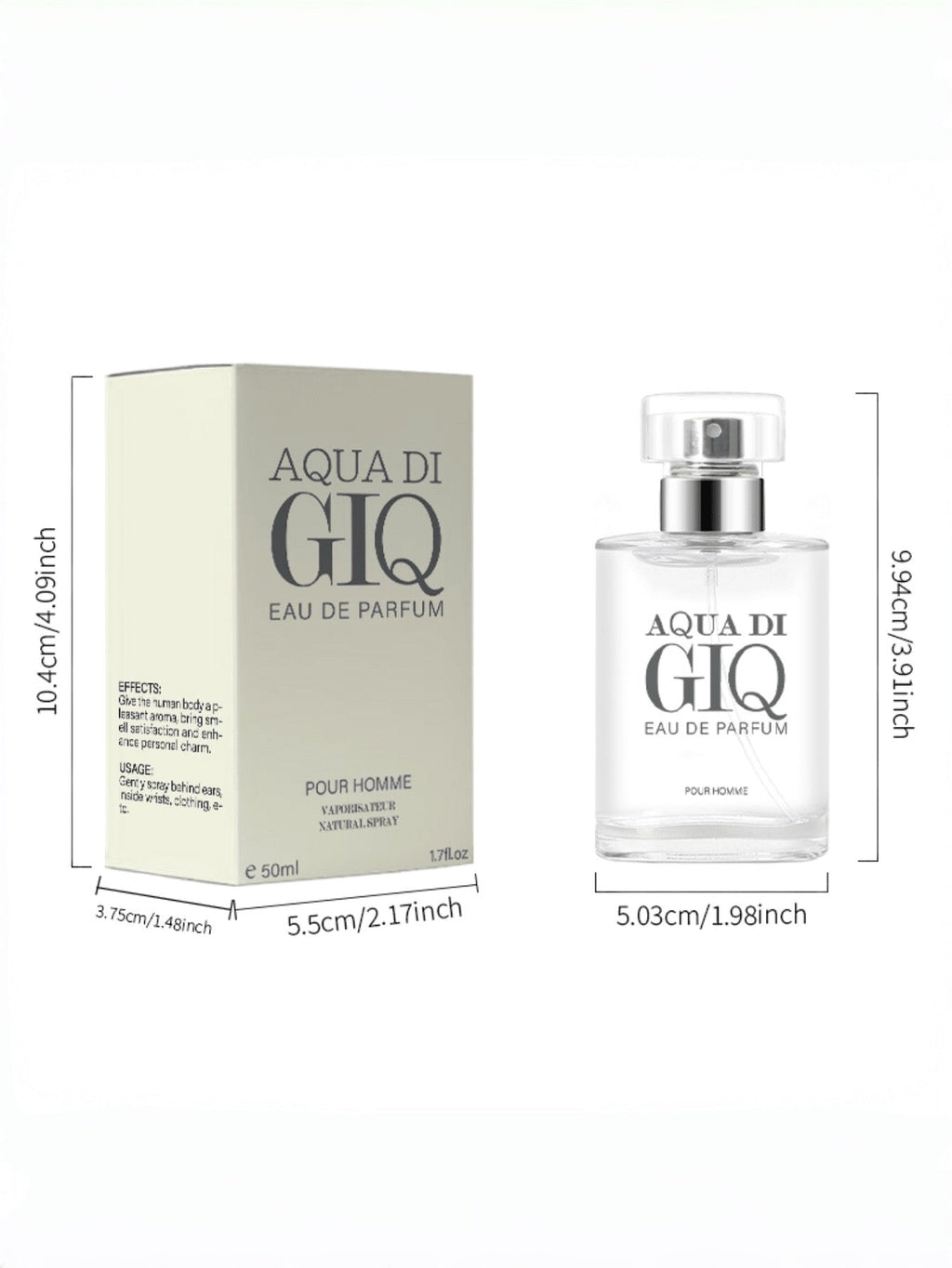 Aqua Di GIQ Eau de Parfum Pour Homme — 50ml / 1.7 fl oz