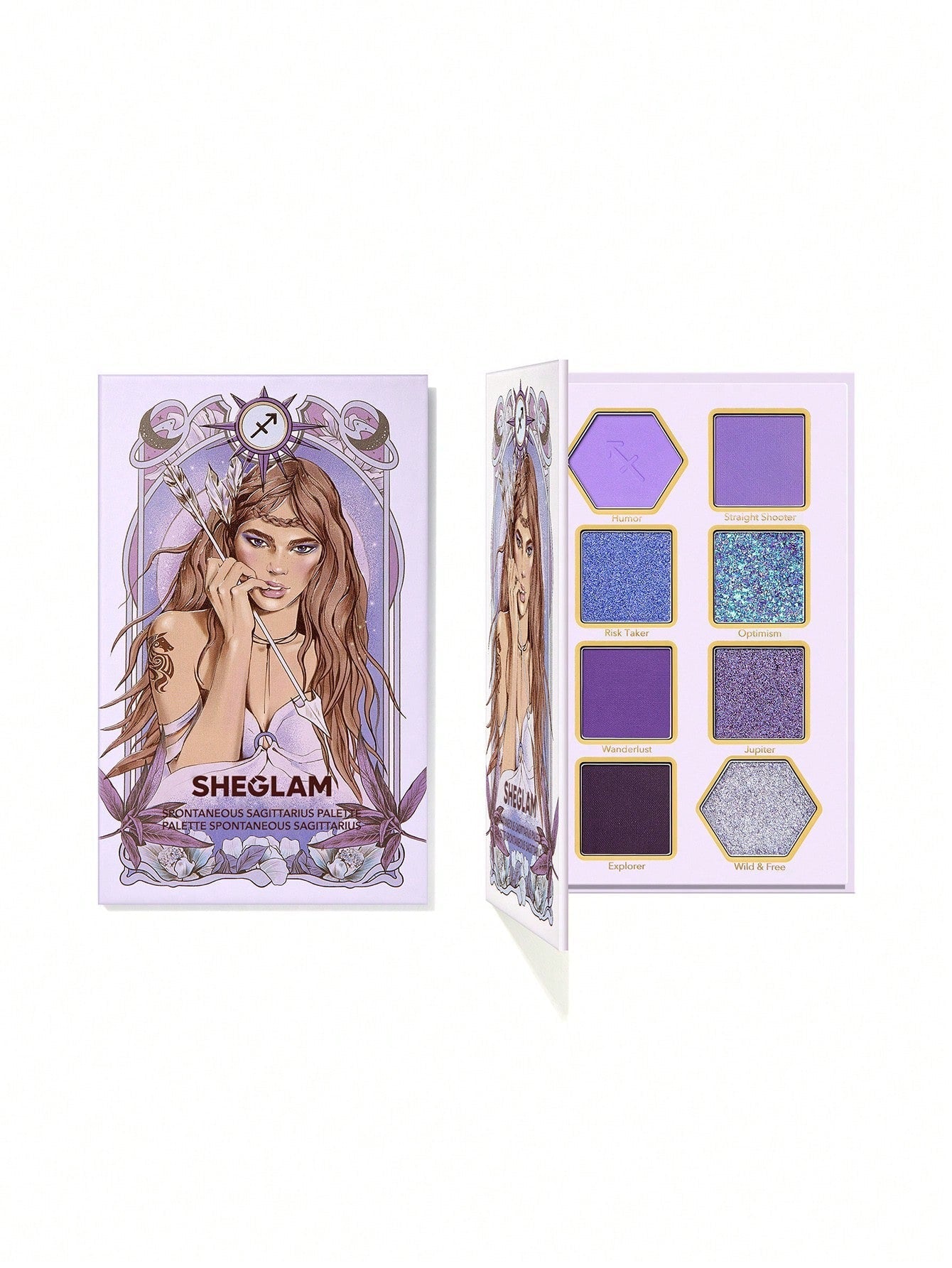 SHEGLAM Spontaneous Sagittarius Eyeshadow Palette — 8 Shades