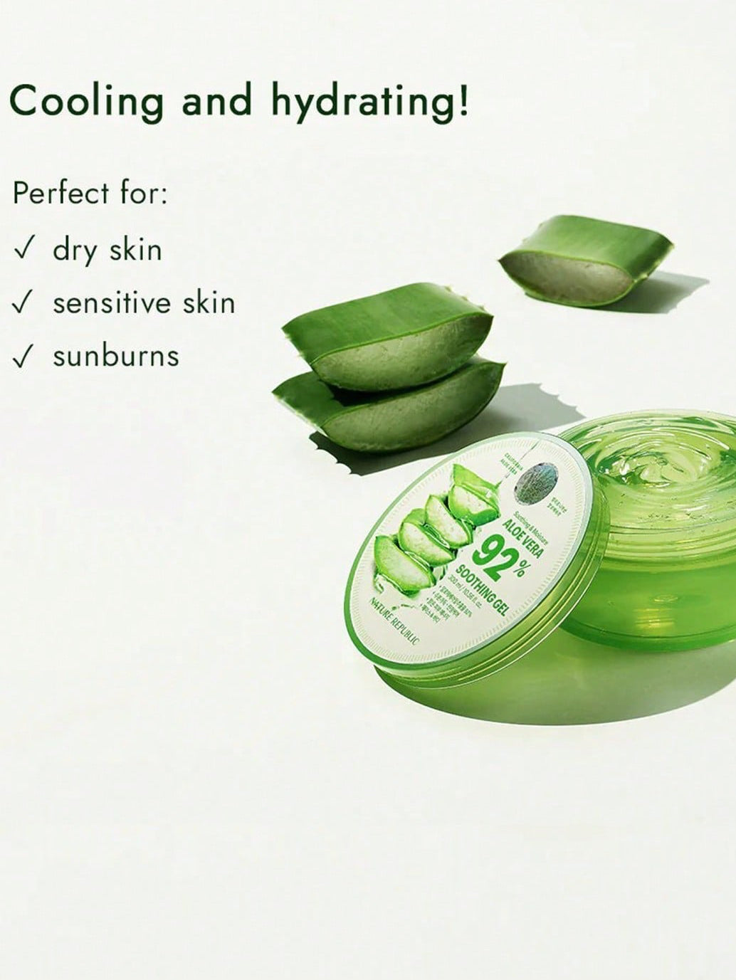 Nature Republic Original Aloe Vera 92% Soothing Gel — 300ml