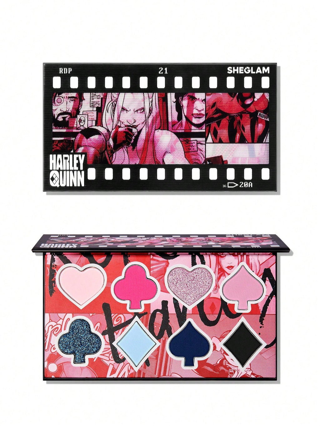 SHEGLAM x Harley Quinn Eyeshadow Palette — 8 Shades