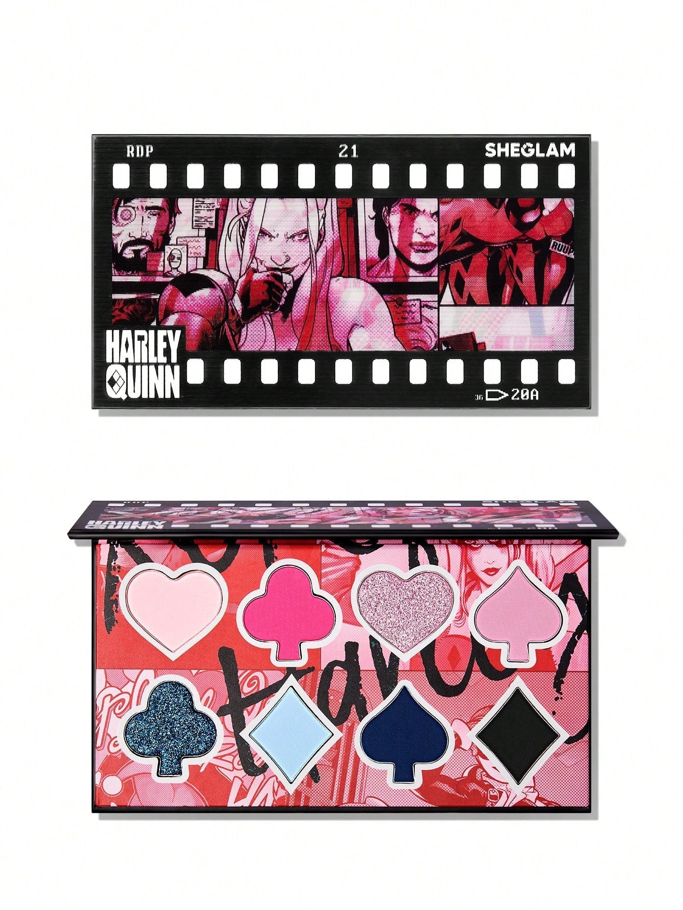SHEGLAM x Harley Quinn Eyeshadow Palette — 8 Shades