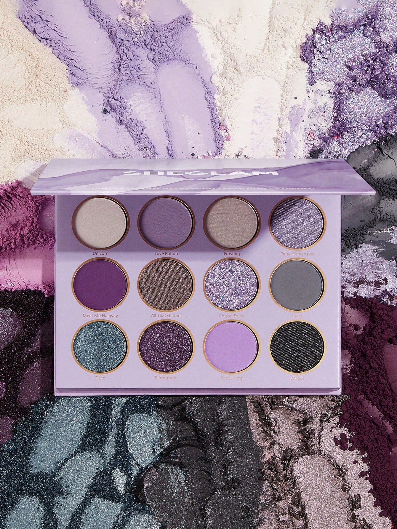 SHEGLAM Violet Vision Palette — 12 Shades