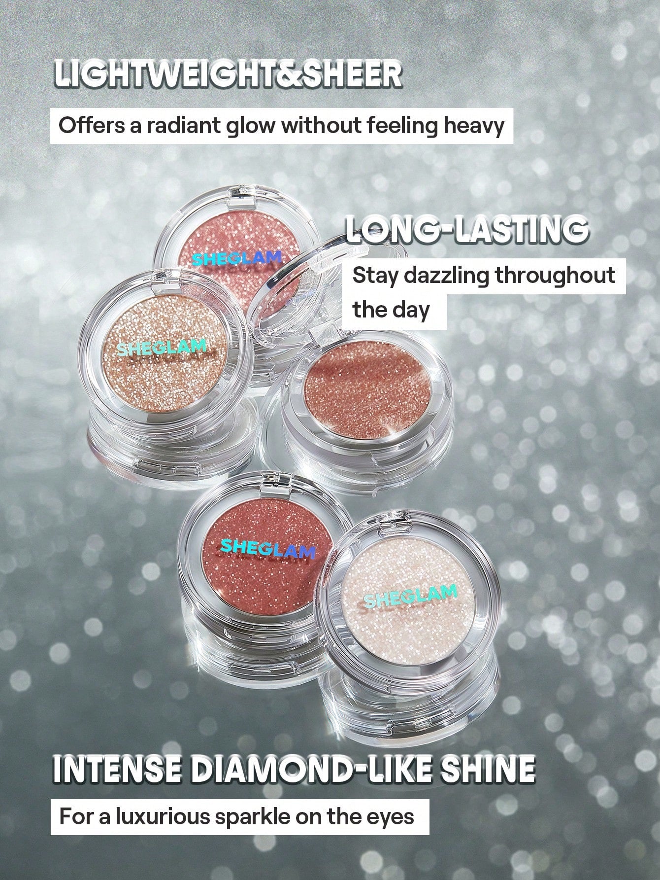 SHEGLAM Glam Dew Sparkling Body Glitter — 10 Shades