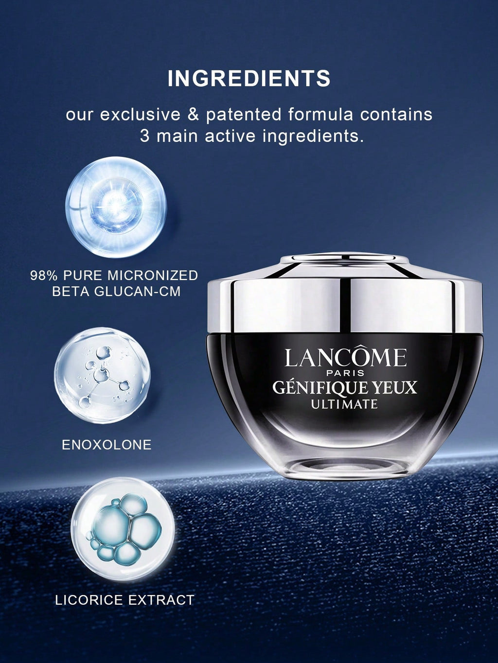 Lancôme Génifique Yeux Ultimate Dual-Repair Concentrated Eye Cream — 20ml
