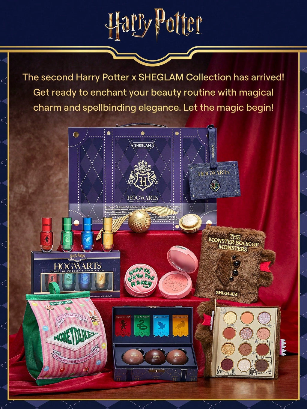 SHEGLAM x Harry Potter Monster Book of Monsters Eyeshadow Palette — 12 Shades