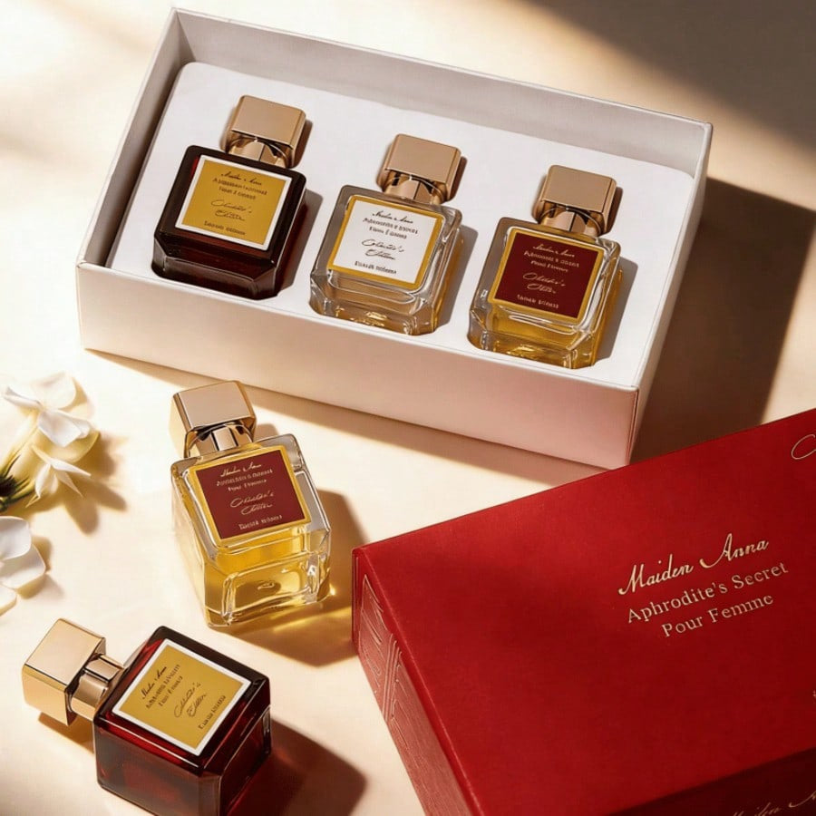 Maiden Anna Aphrodite’s Secret Pour Femme — Collector’s Edition Gift Set | 3 x Eau de Toilette