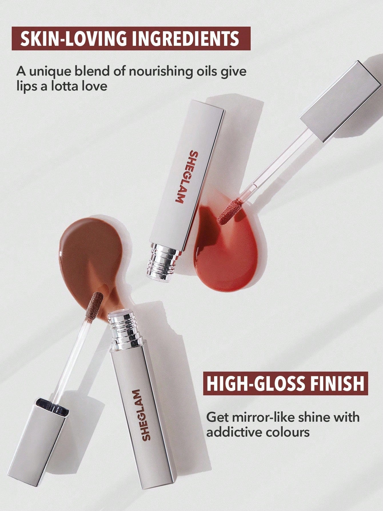 SHEGLAM Pout-Perfect High-Gloss Lip Gloss — 6 Shades