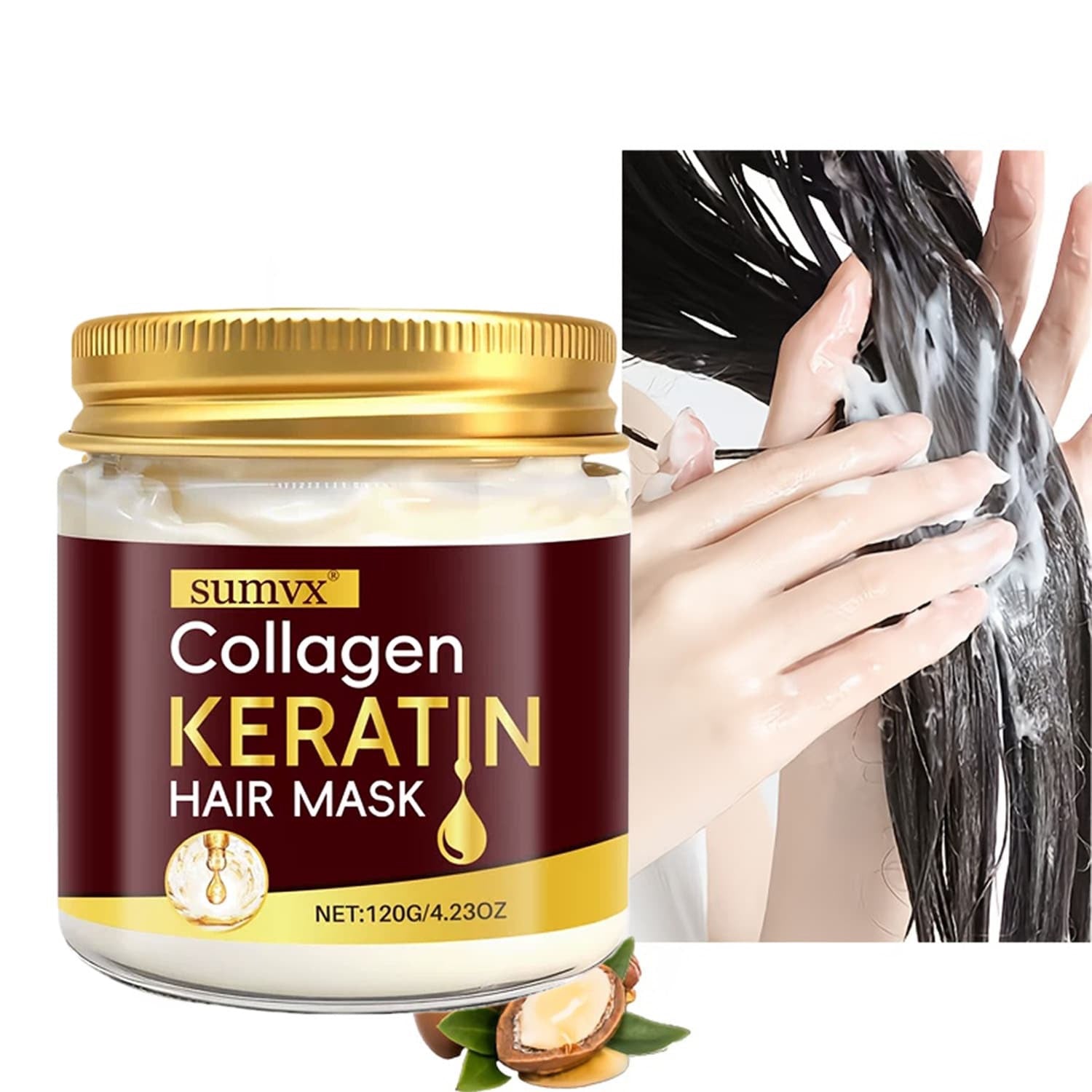 Sumvx Collagen Keratin Hair Mask — 120g / 4.23 oz