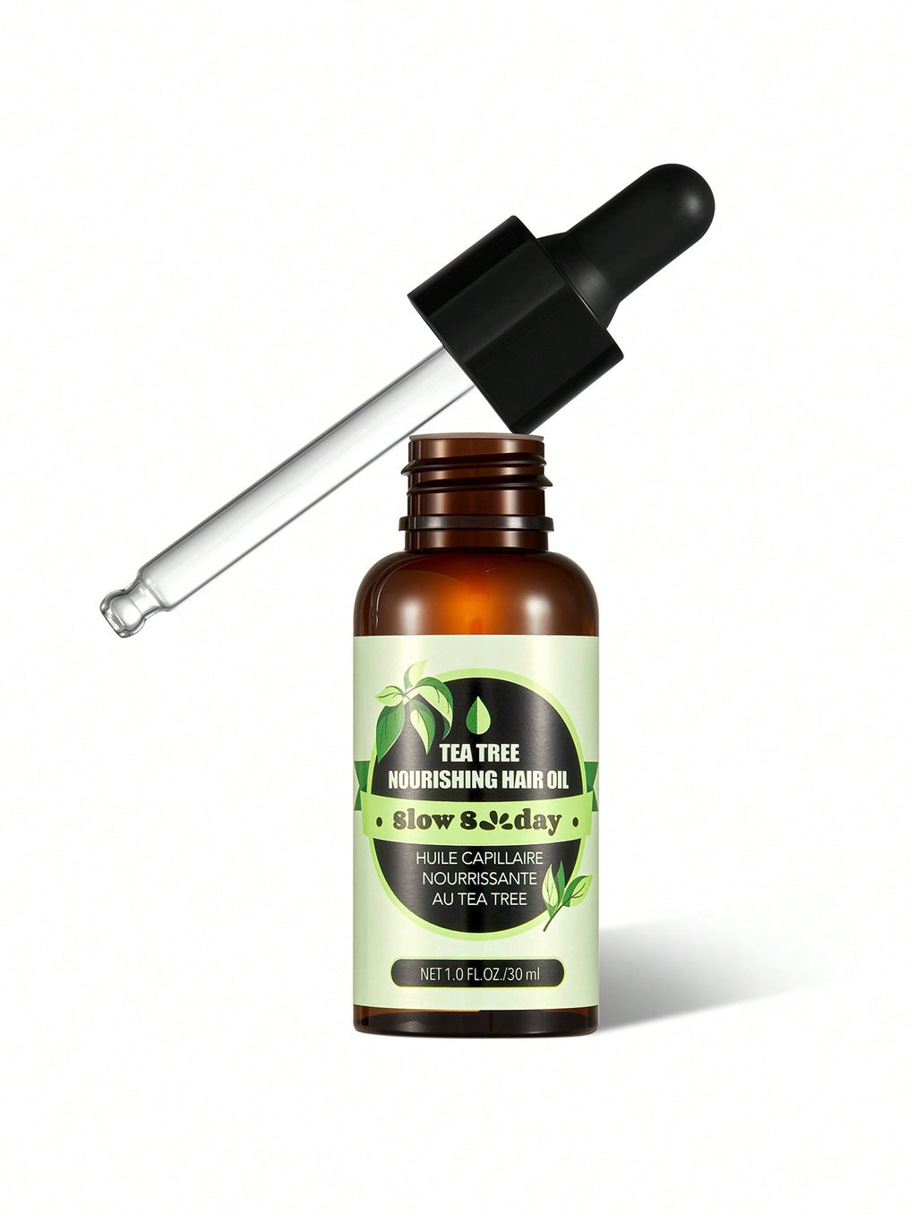 Slow 8 Day Tea Tree Nourishing Hair Oil — Prevent Hair Loss & Strengthen Roots | 30ml / 1 fl oz