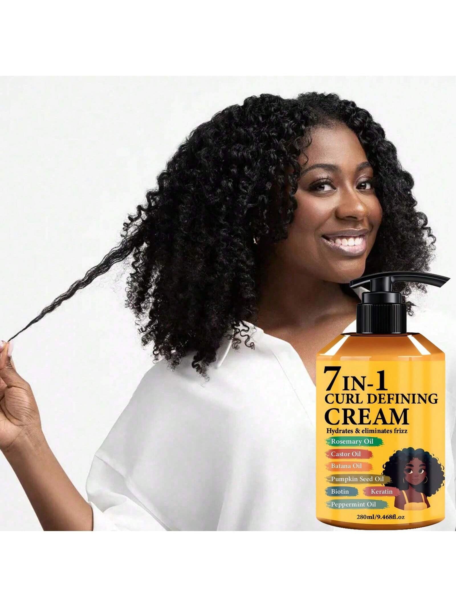 7-in-1 Curl Defining Cream — Hydrates & Eliminates Frizz | 280ml / 9.468 fl oz