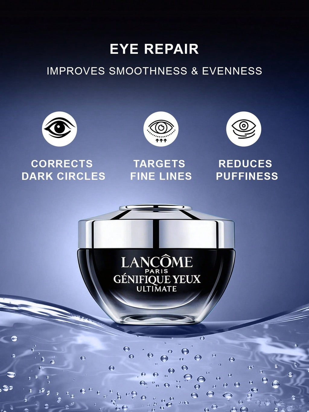 Lancôme Génifique Yeux Ultimate Dual-Repair Concentrated Eye Cream — 20ml