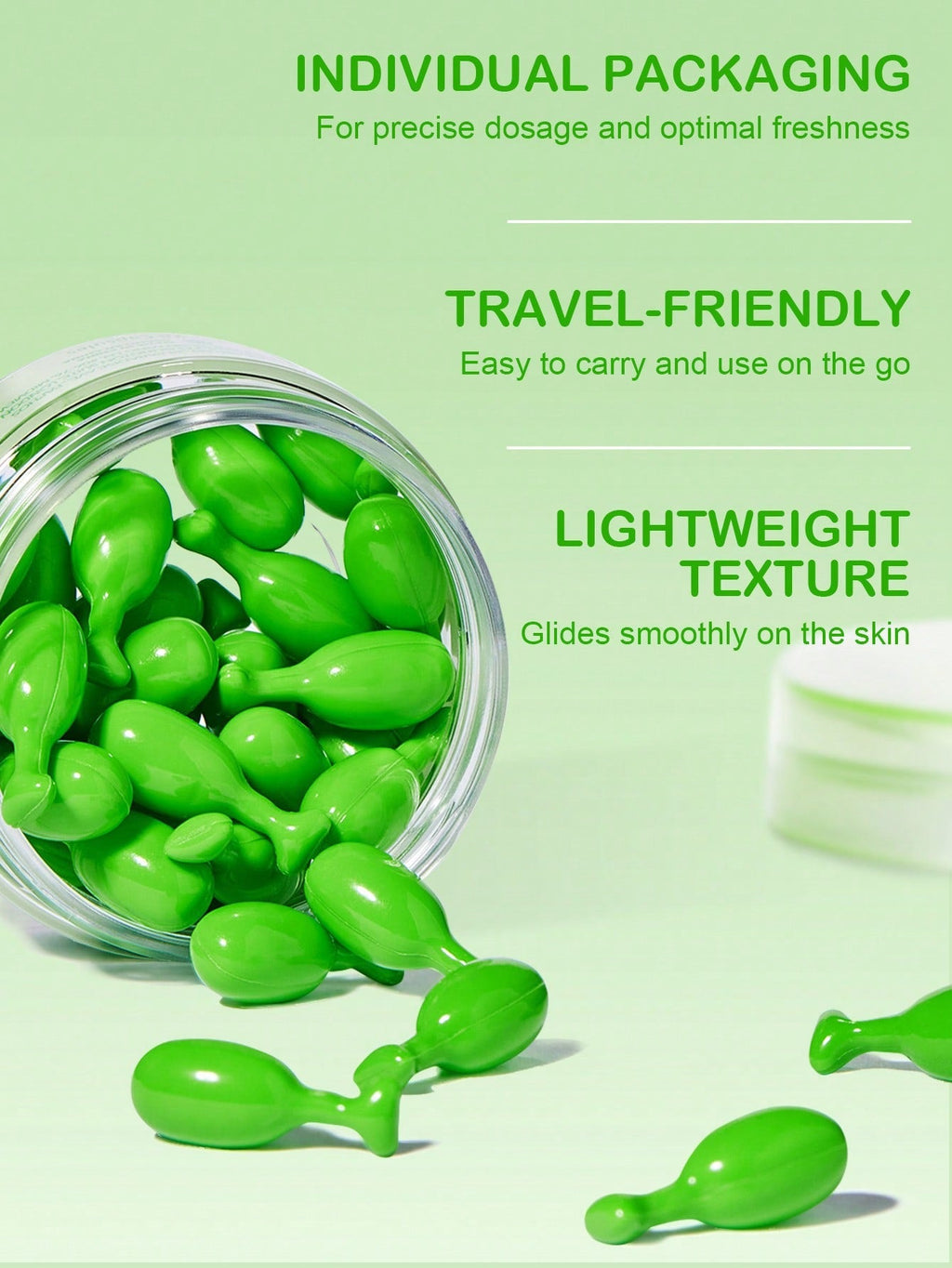 Slow 8 Day Vitamin E Facial Serum Capsules — Nourish, Firm & Hydrate | Vitamin E, Shea Butter & Ginseng Seed Oil
