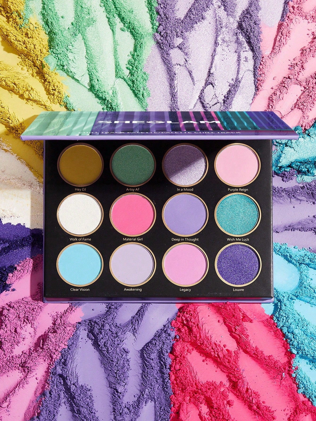 SHEGLAM Chill Track Eyeshadow Palette — 12 Shades