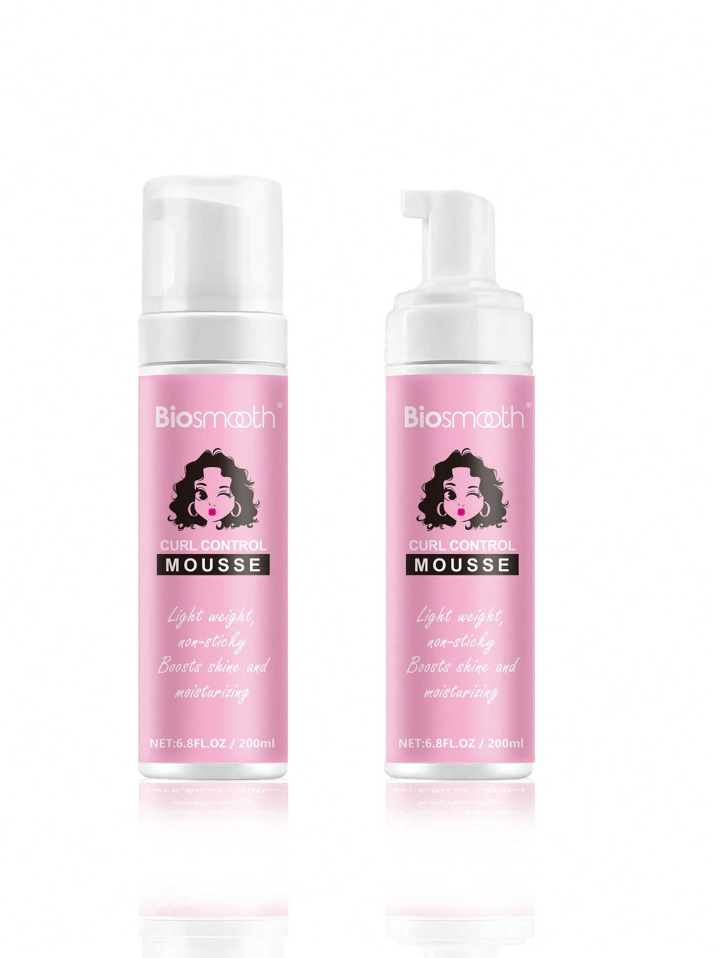 Biosmooth Curl Control Mousse — Flyaway & Wrap Mousse | 200ml / 6.8 fl oz