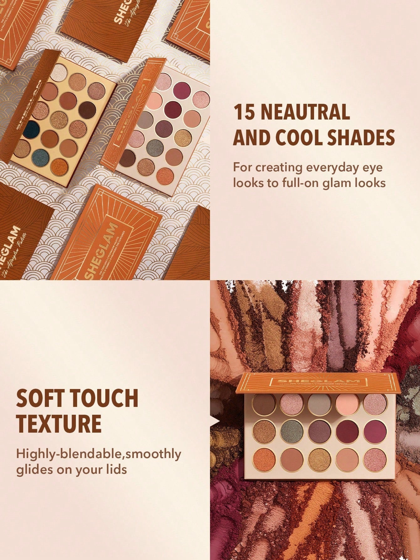 SHEGLAM The Afterglow Palette — 15 Shades
