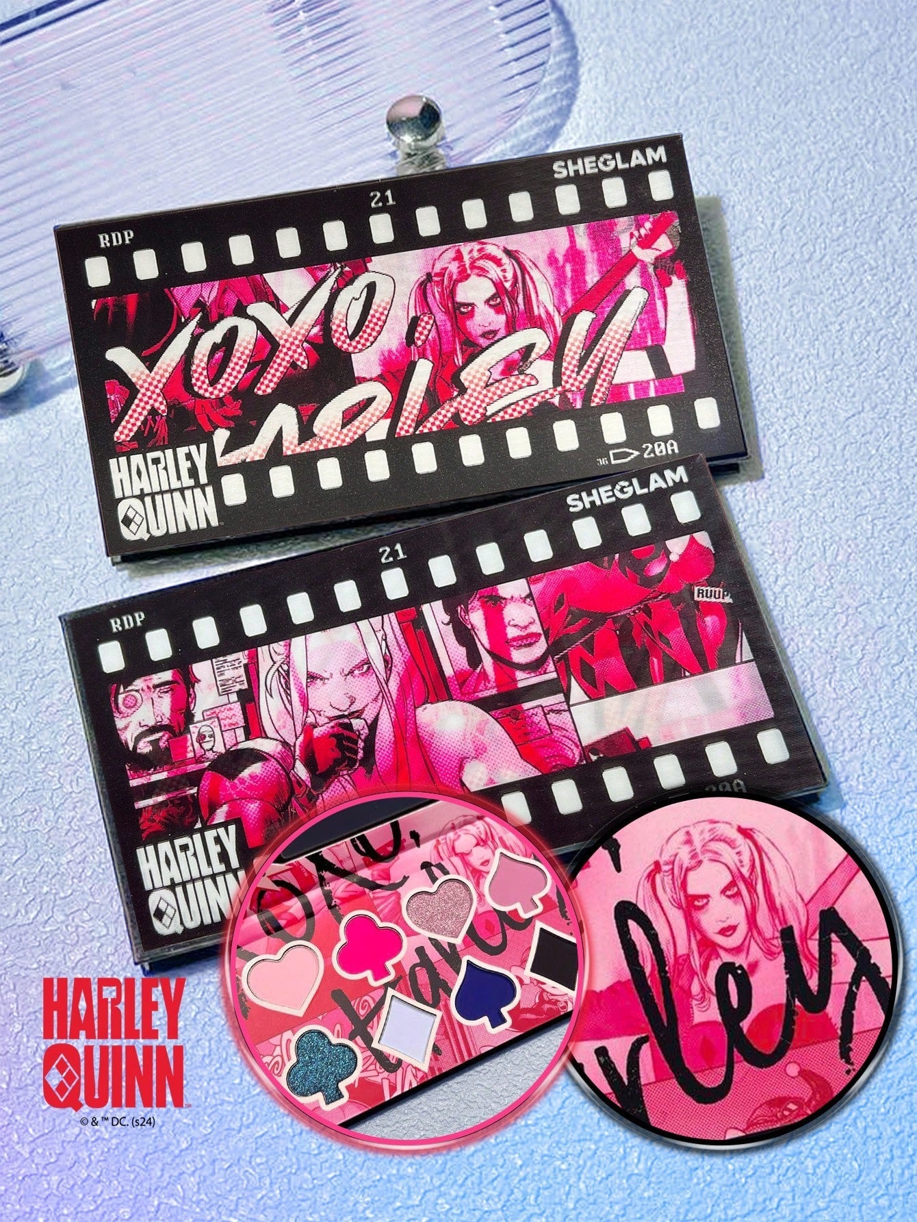 SHEGLAM x Harley Quinn Eyeshadow Palette — 8 Shades