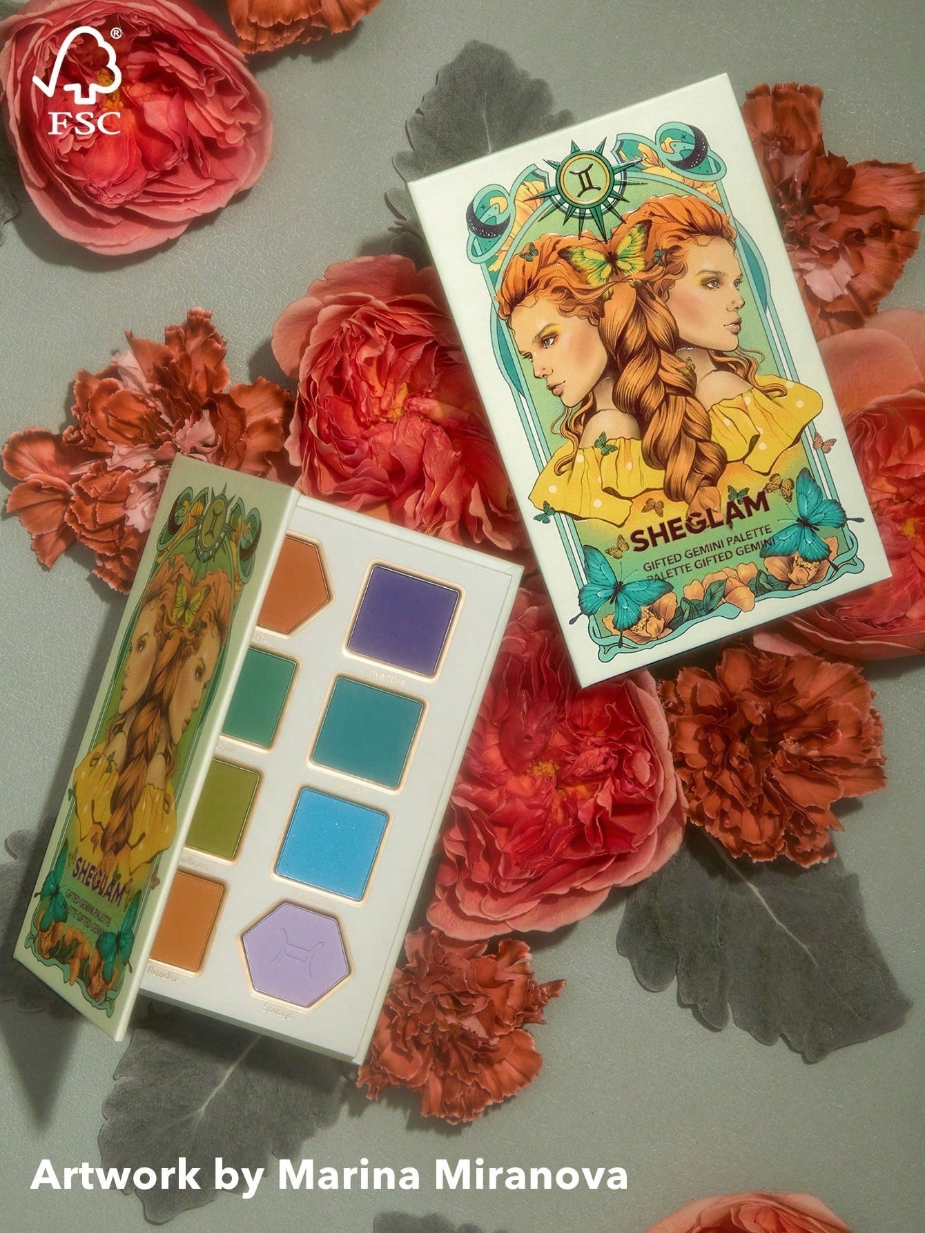 SHEGLAM Gifted Gemini Eyeshadow Palette — 8 Shades