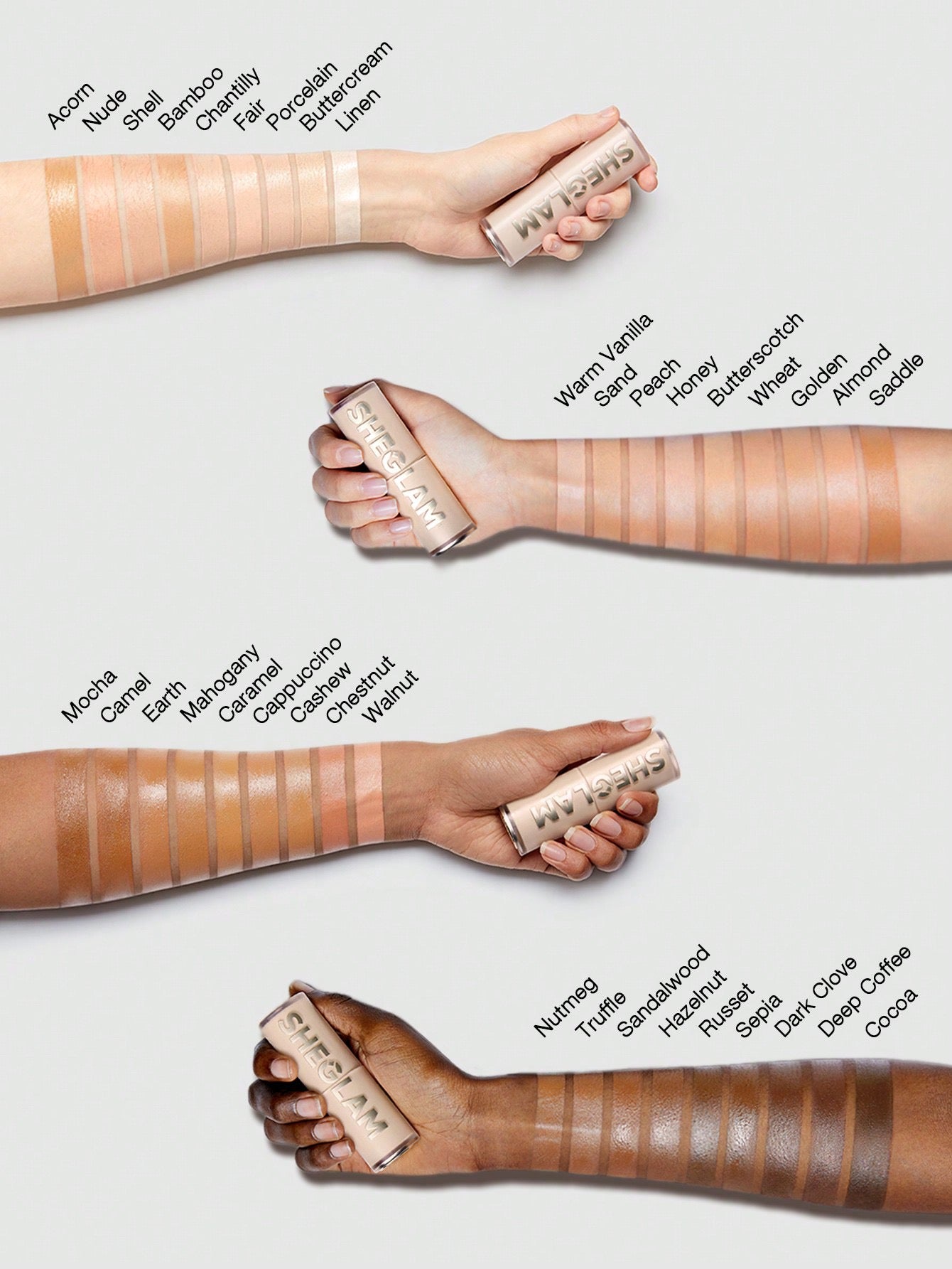 SHEGLAM Skin Stick Foundation — 37 Shades