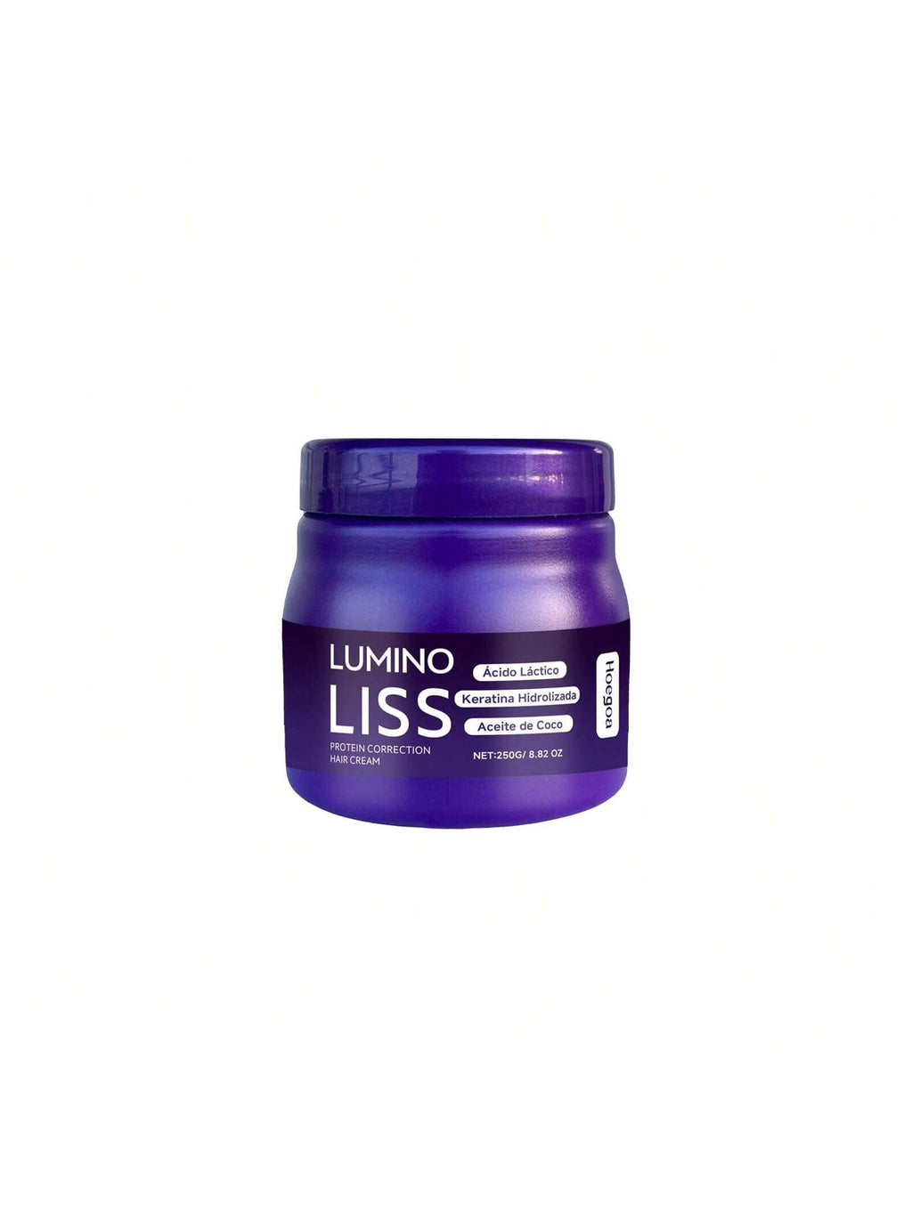 Hoogoa Lumino Liss Protein Correction Hair Cream — Lactic Acid, Hydrolyzed Keratin & Coconut Oil | 250g / 8.82 oz