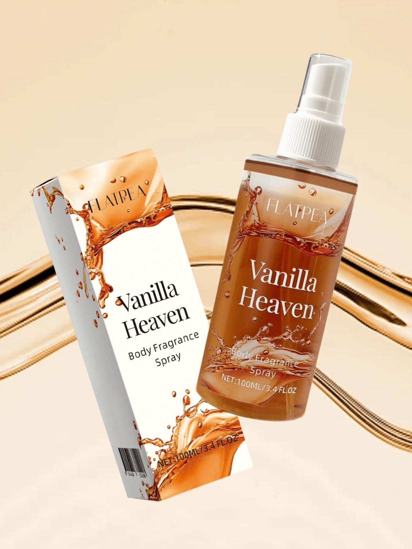 Flatpea Vanilla Heaven Body Fragrance Spray — 100ml / 3.4 fl oz