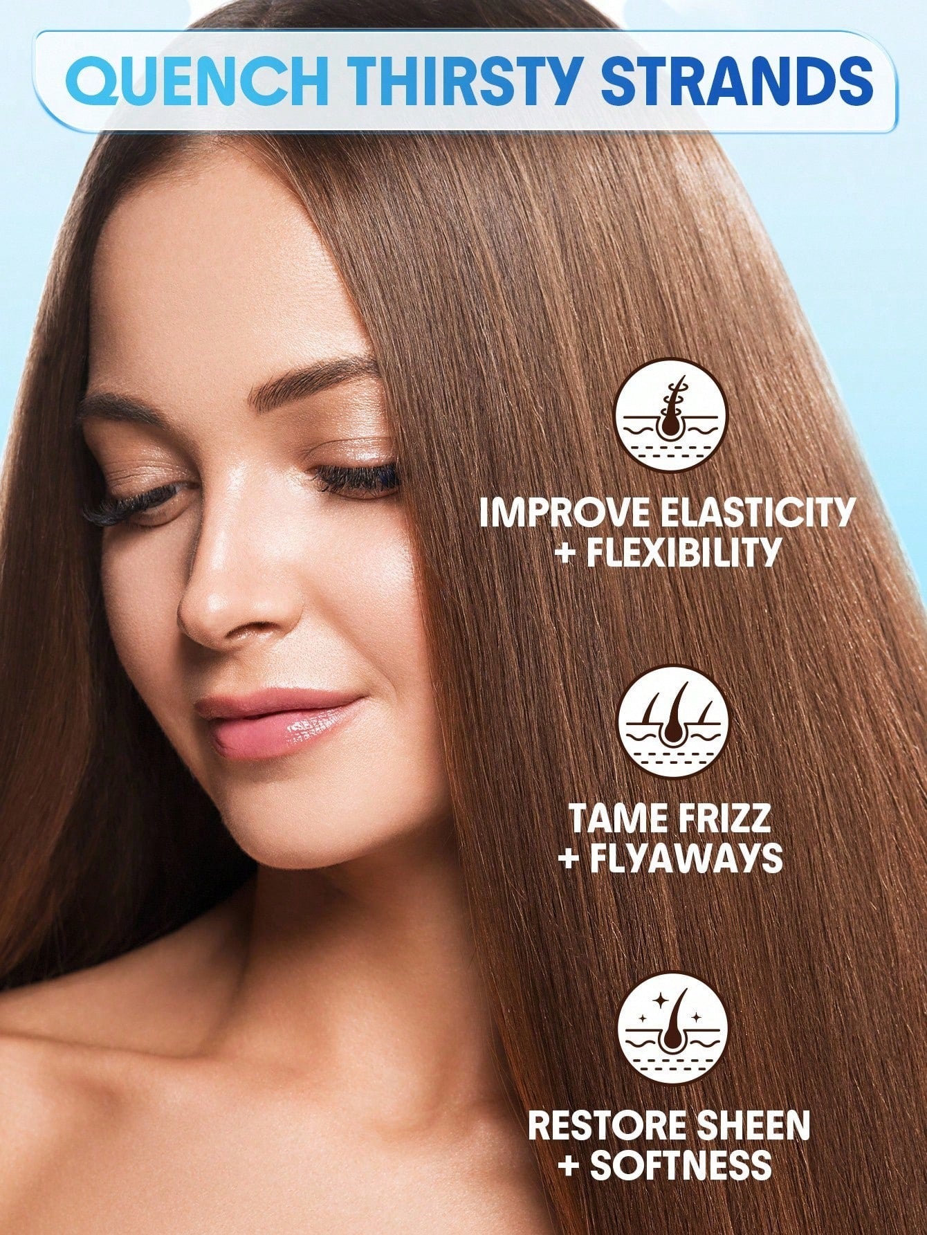 SHEGLAM Coconut Smoothie Moisturizing Hair Mask — Hydrate & Quench Thirsty Strands | 80g / 2.82 oz