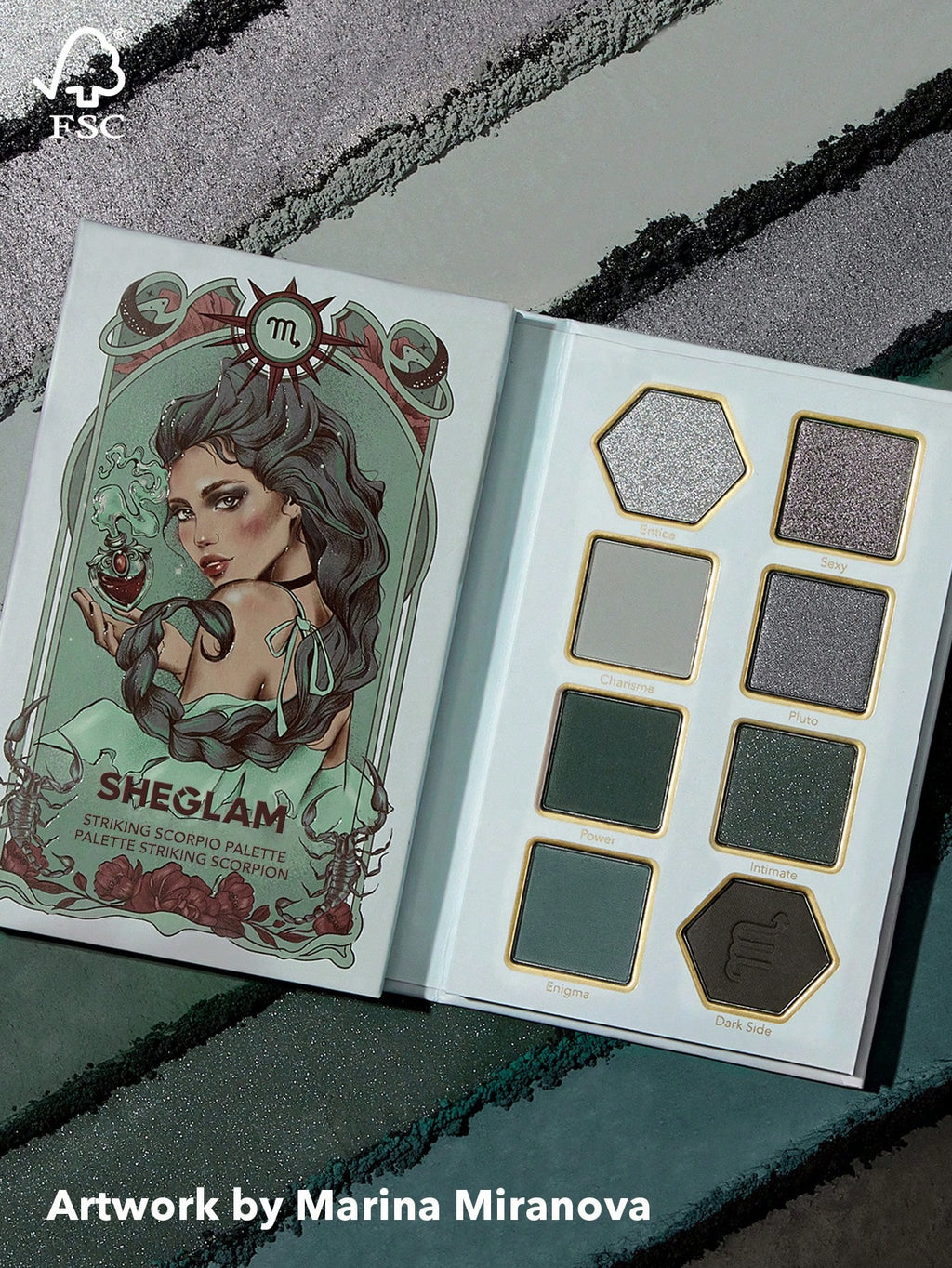SHEGLAM Striking Scorpio Eyeshadow Palette — 8 Shades