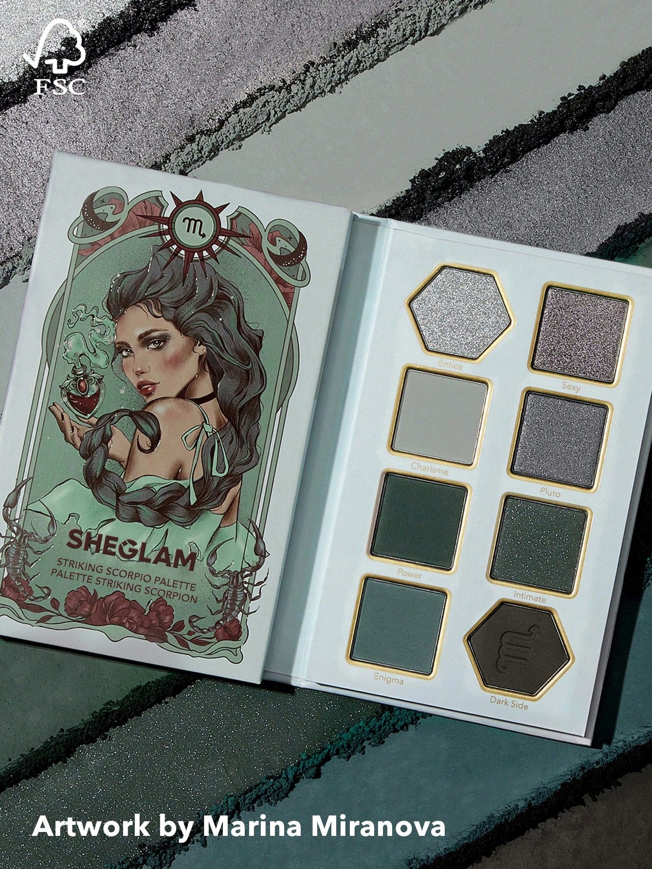 SHEGLAM Striking Scorpio Eyeshadow Palette — 8 Shades
