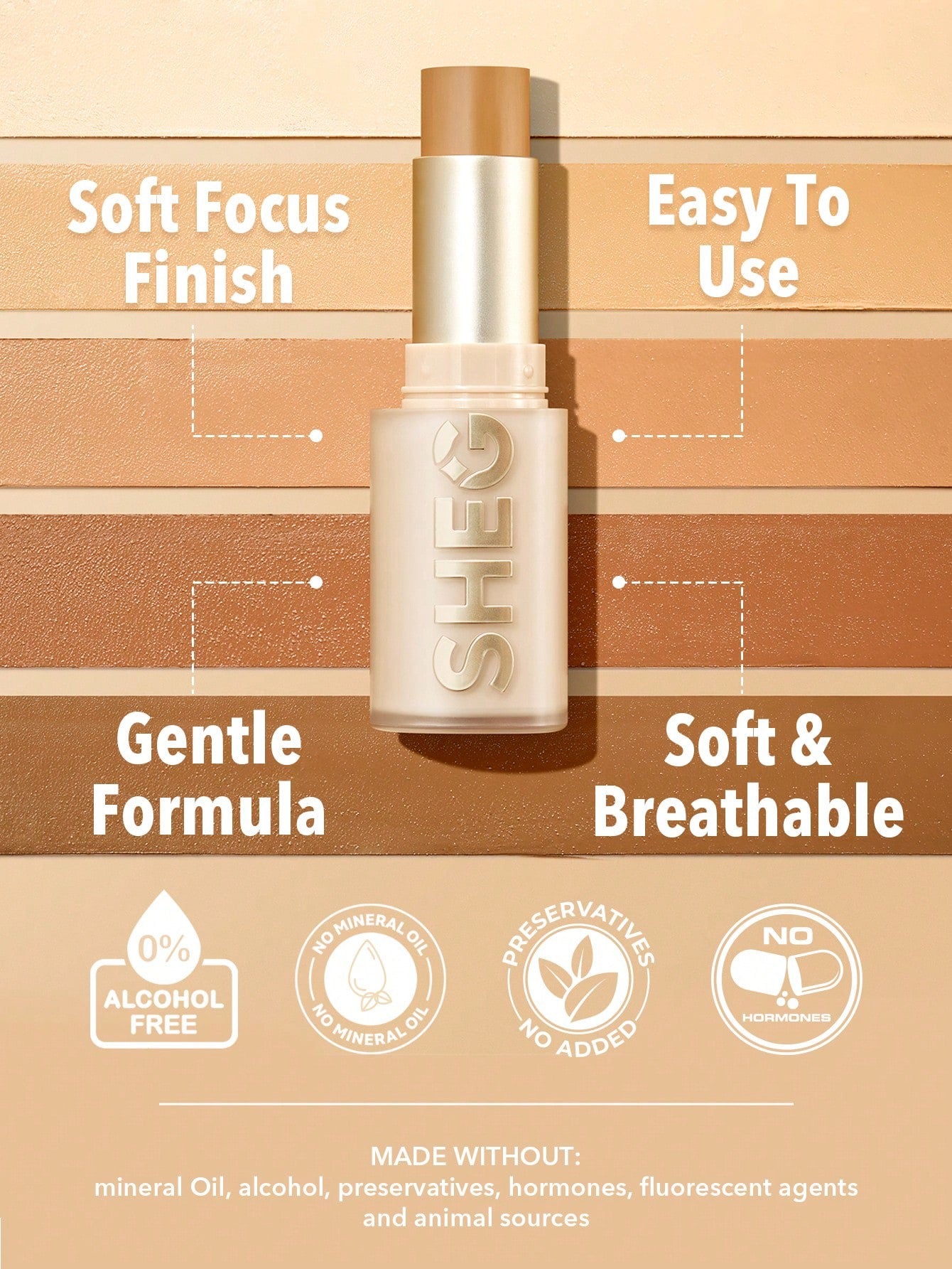 SHEGLAM Skin Stick Foundation — 37 Shades