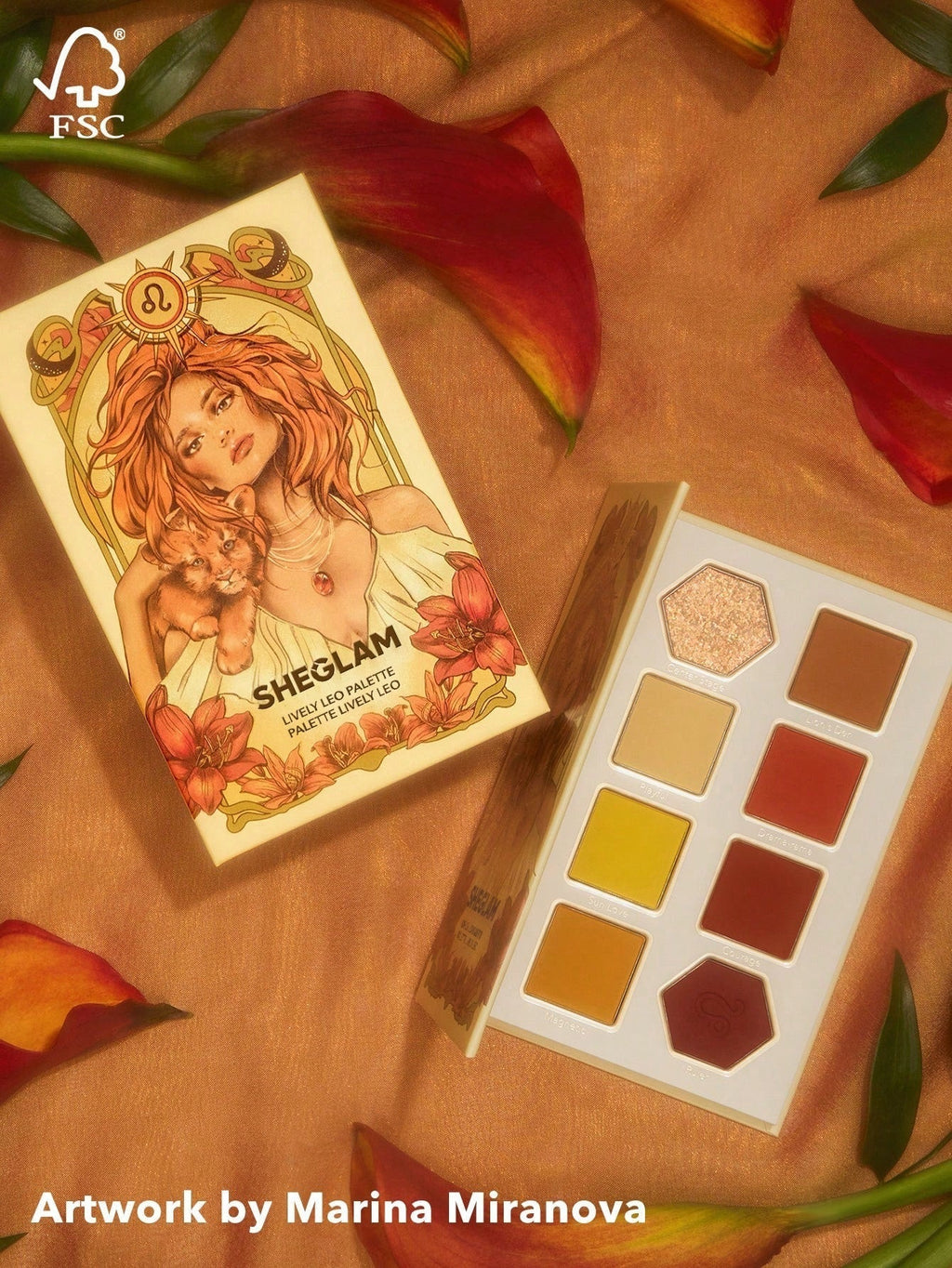 SHEGLAM Lively Leo Eyeshadow Palette — 8 Shades