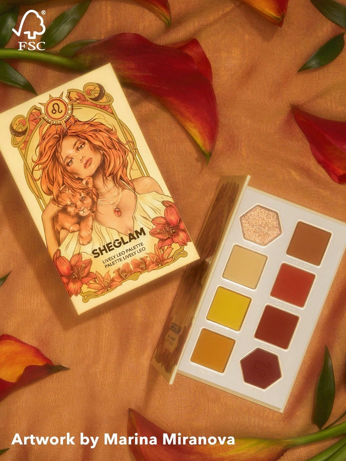 SHEGLAM Lively Leo Eyeshadow Palette — 8 Shades