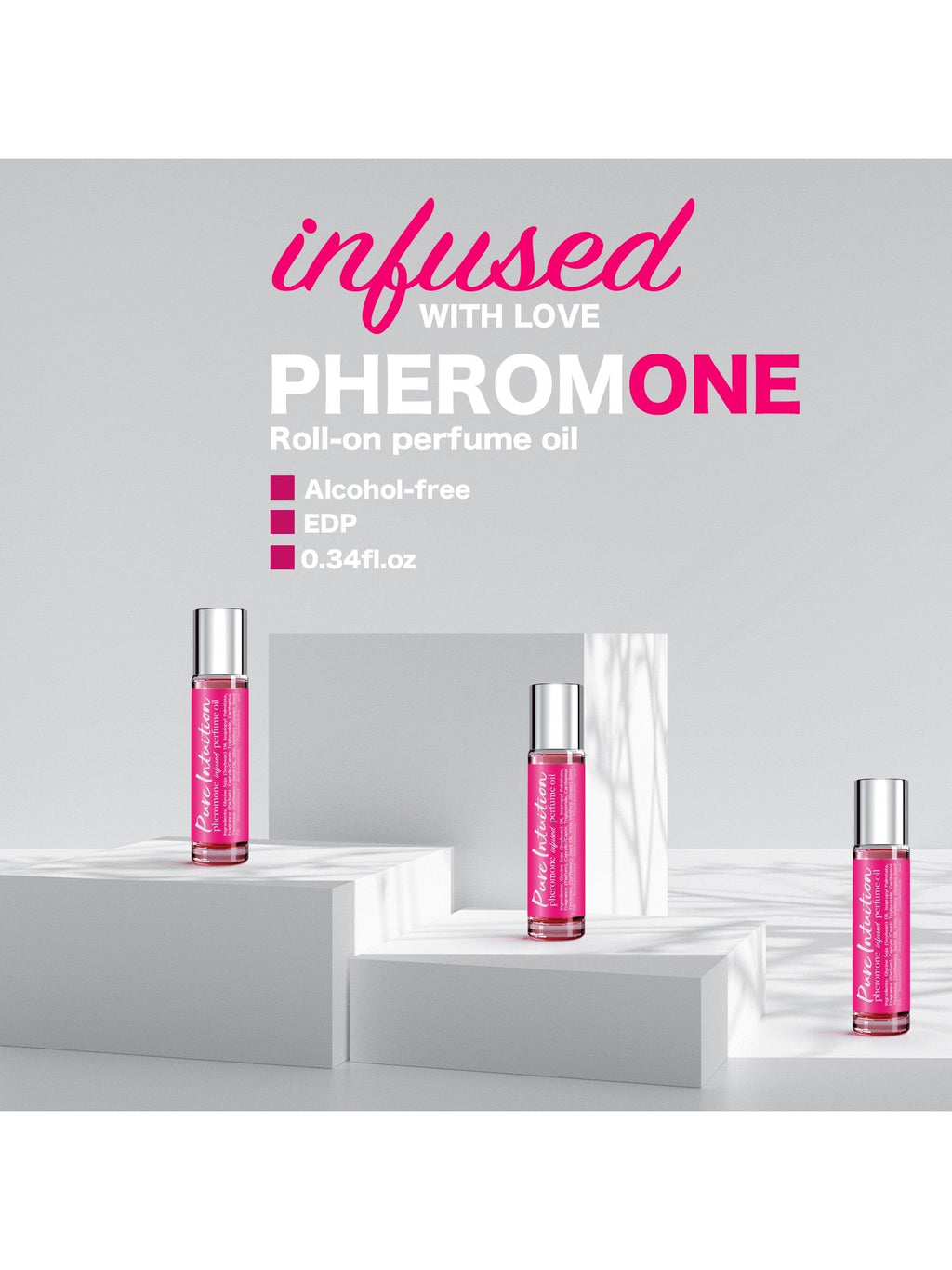 Pure Intuition Pheromone Infused Perfume Oil — Roll-on EDP For Her 10ml / 0.34 fl oz