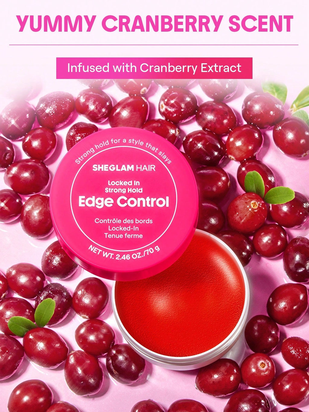 SHEGLAM Locked In Edge Control | Castor & Jojoba Oil | 70g