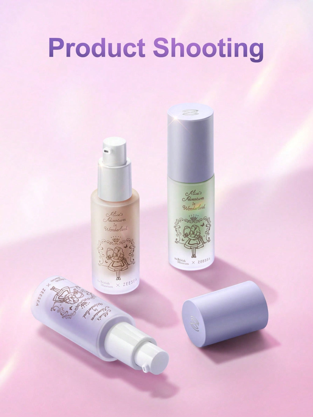 ZEESEA × The British Museum Alice Oil Control Primer — Alice's Adventures in Wonderland