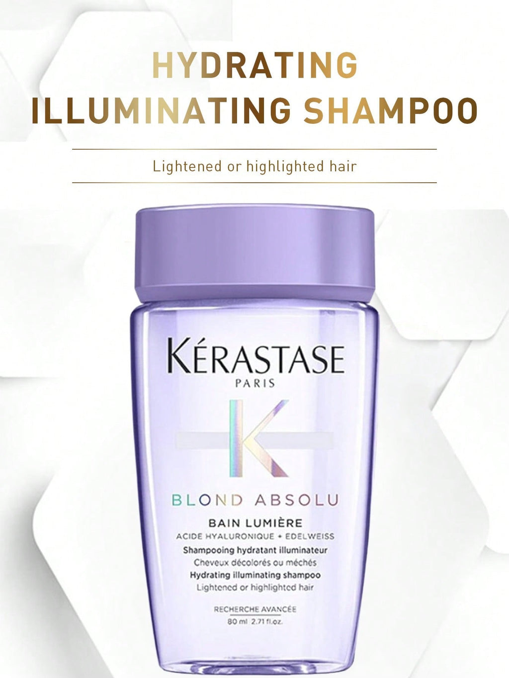 Kérastase Blond Absolu Bain Lumière Hydrating Illuminating Shampoo — 80ml / 2.71 fl oz