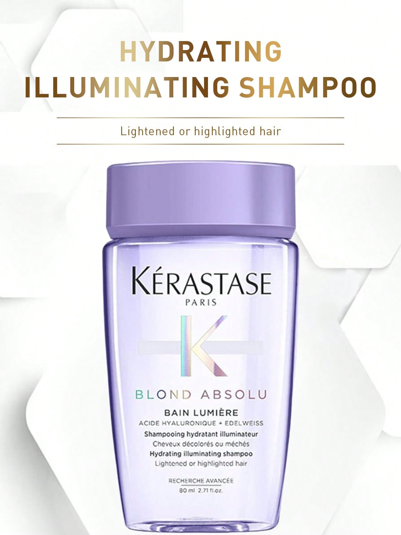 Kérastase Blond Absolu Bain Lumière Hydrating Illuminating Shampoo — 80ml / 2.71 fl oz