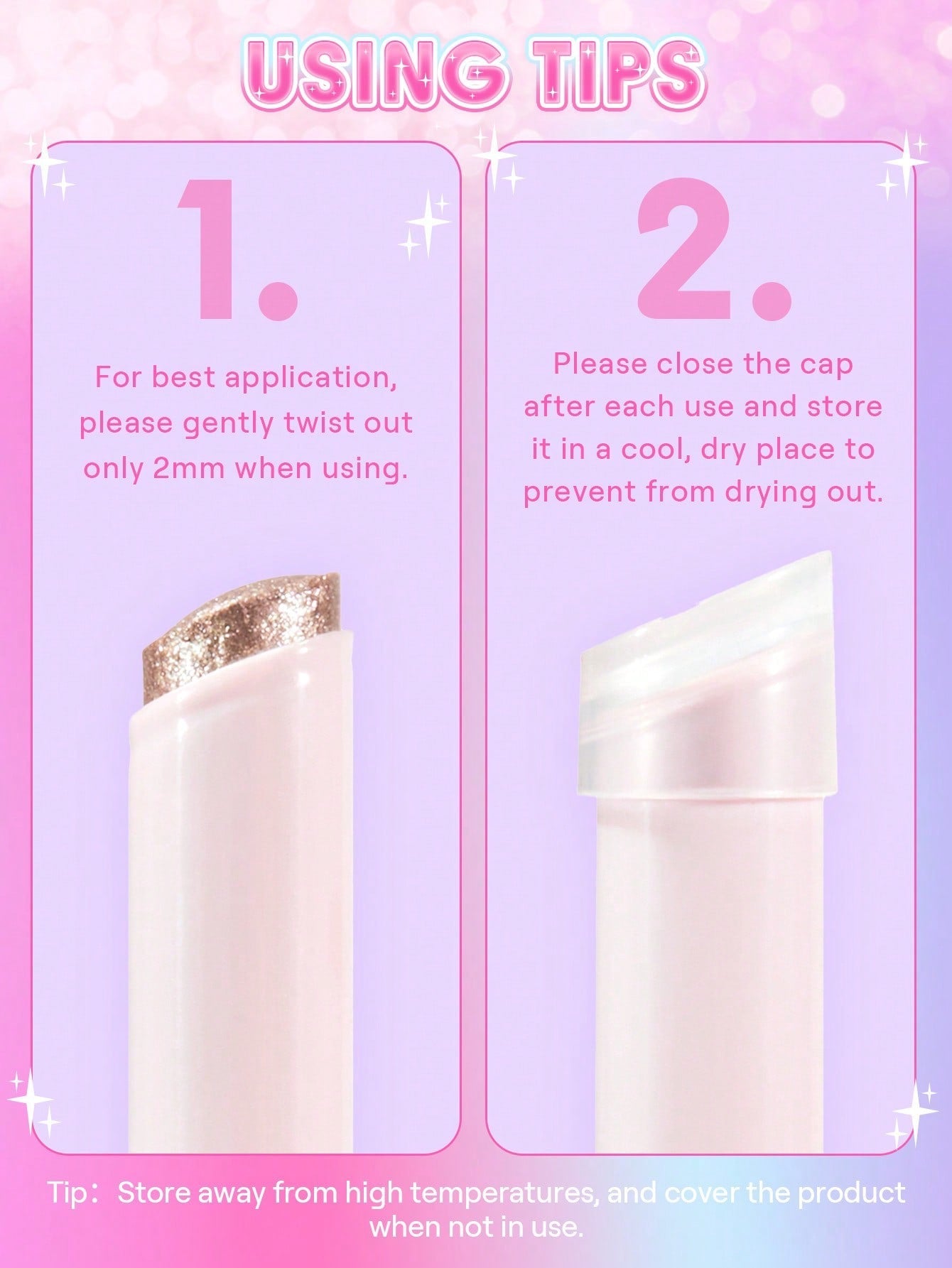 SHEGLAM Glitter Eyeshadow Stick — 4-Pack